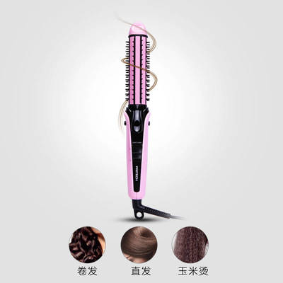 匹奇919三用陶瓷卷发棒 玉米卷发器 拉直板夹板 直发器不伤发直卷两用防烫发器 - 京东